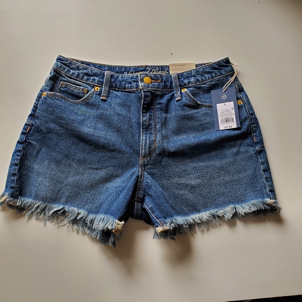 Universal Thread High Rise Shortie in Medium Blue